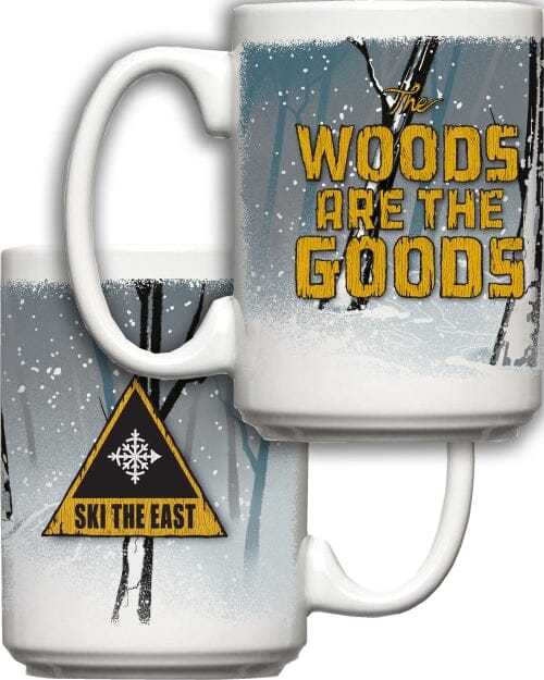 Ski The East Woods Are The Goods Coffee Mug