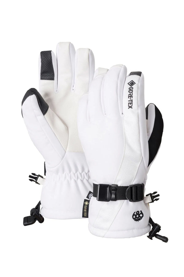 salomon force dry women's ski snowboard gloves m white Reusch Mikaela WC Warrior Team Mitt windy days 686 Technical Apparel | Women's