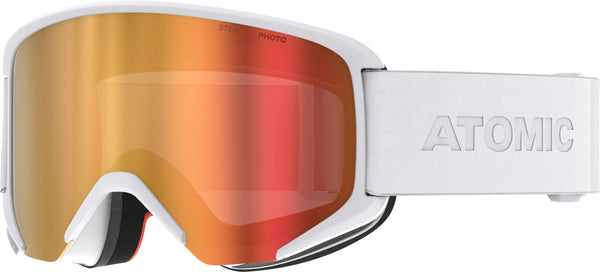 Atomic Savor M Photo Goggles - White with Red Photo Lens