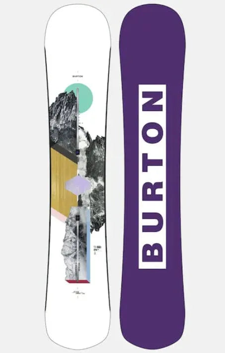 best price burton snowboards Women's Talent Scout Snowboard 2025 off ready deck has you covered with plenty of pop and the precise control of PurePop camber Kids' Burton Grom Flat Top