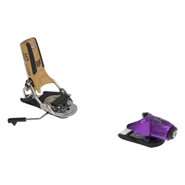 Look Pivot 2.0 15 GW Bindings with 95mm Brakes - Purple Gold