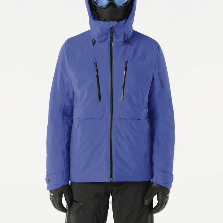 mens salomon ski parka brilliant Men's 2.0 Jacket – Barn touring-road Betts® Old Salt 8' FABRIC |:Black Night | 210NY Rip w/TPU It features a superior