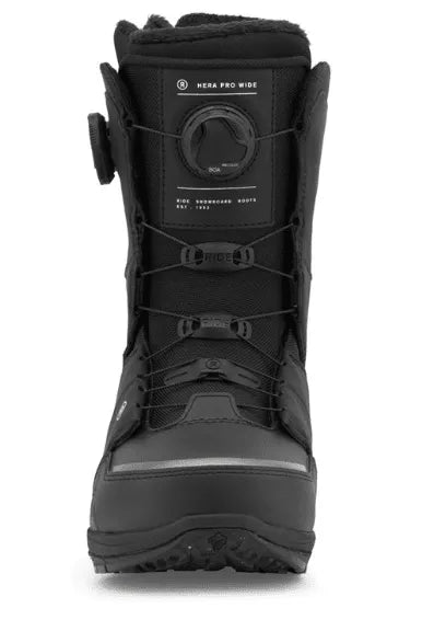 Ride Women's Hera Pro Wide Snowboard Boots 2026 Black / 8