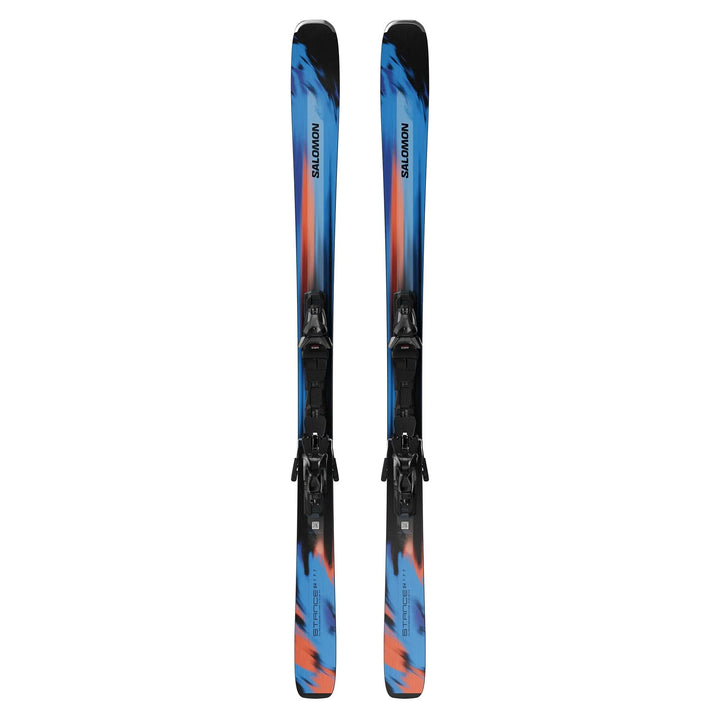 mens salomon skis with ski bindings Salomon Stance 84 Skis with MI12 Bindings 2026 169cm Azure Blue