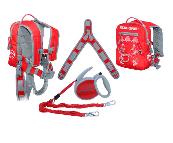 MDX One Snowboard & Ski Harness with Retractable Leash & Backpack