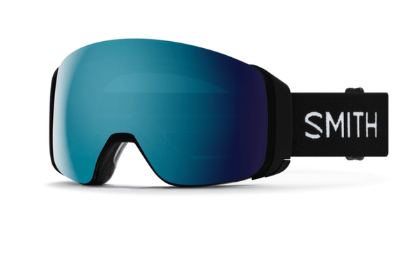 Smith 4D Mag Goggles - Black with ChromaPop Sun Blue Mirror Lens