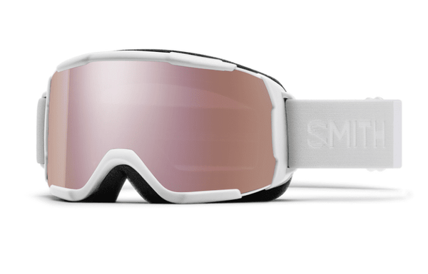 Smith Showcase Over the Glasses Goggles - White Vapor with ChromaPop Everyday Rose Gold Mirror Lens
