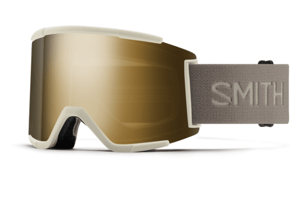 Smith Squad XL Goggles - Chalk with ChromaPop™ Sun Black Gold Mirror Lens