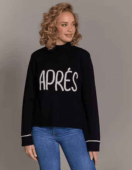 Alashan Women's Apres Mock Neck Sweater
