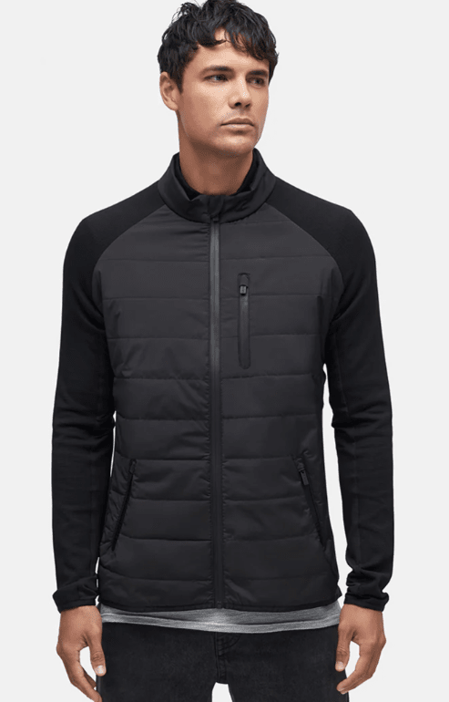LeBent Men's Pramecou Wool Insulated Hybrid Jacket