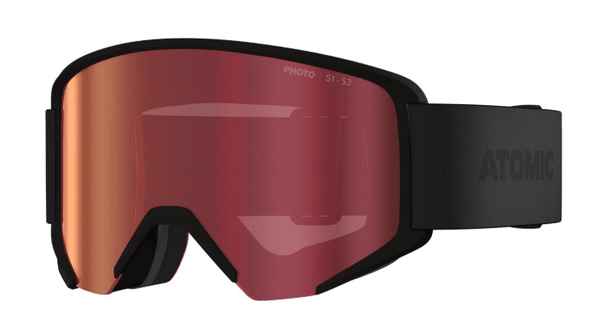 Atomic Savor L Photo Goggle - Black with Red Photo Lens