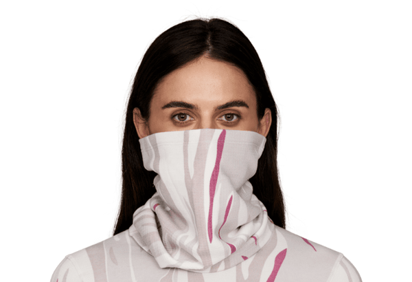 Le Bent Heavyweight Antarctic Grid Fleece Neck Gaiter