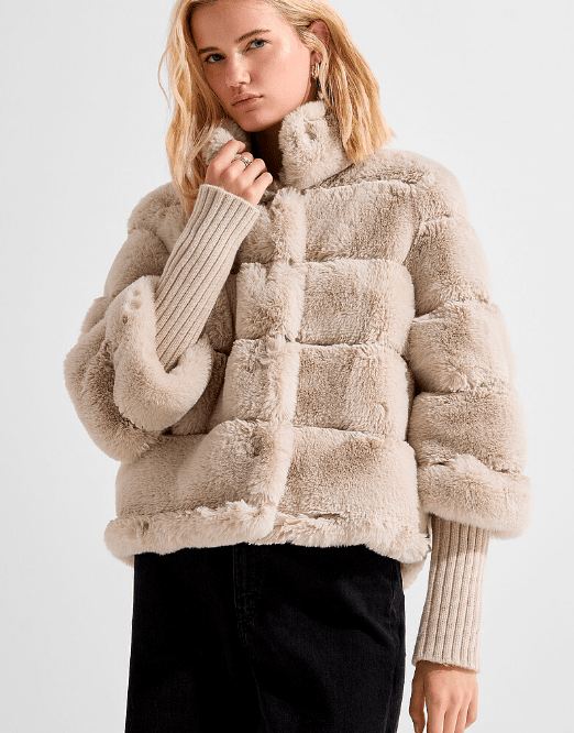 Rino & Pelle Women's Feline Zip Knit Sweater