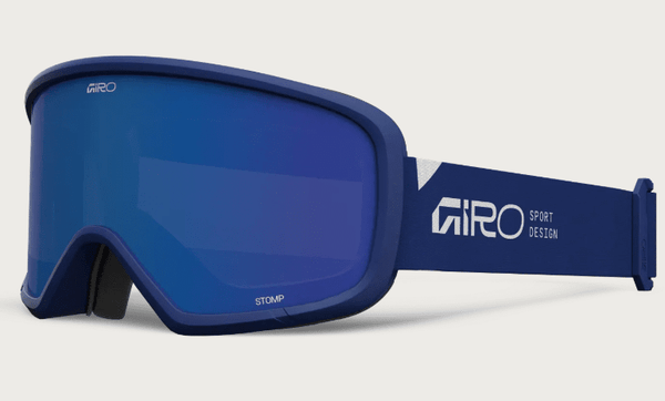 Giro Youth Stomp Goggle - Blue Wordmark with Grey Cobalt Lens