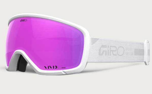 Giro Millie Goggle - White Rails with Vivid Pink Lens