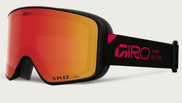 Giro Method Goggle - Black/Red Stacked with Vivid Ember and Vivid Infrared Lenses
