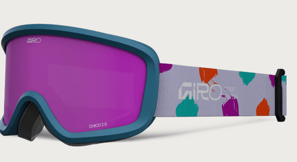 Giro Kids Chico 2.0 Goggle - Teal Painted with Amber Pink Lens