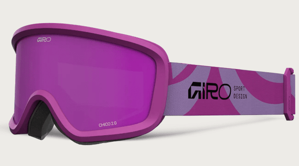 Giro Kids Chico 2.0 Goggle - Purple Flow with Amber Pink Lens