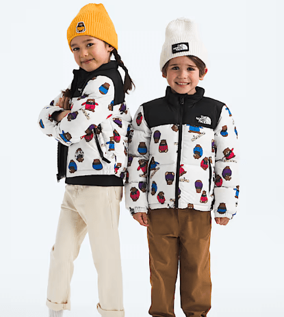Northface Toddler 1996 Retro Nuptse Jacket Print
