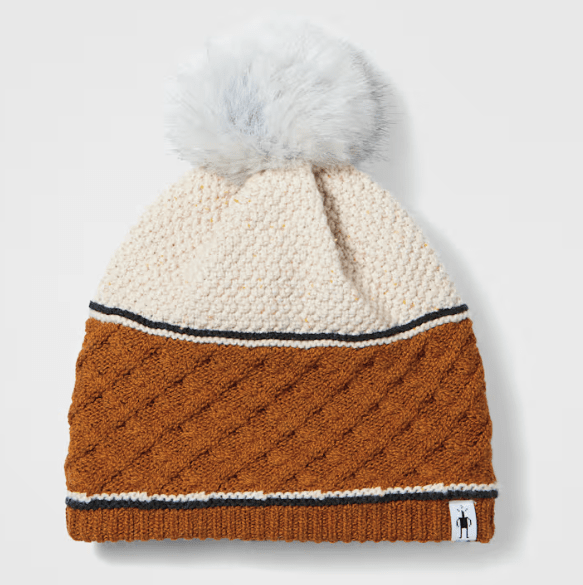 Smartwool Women's Cable Knit Colorblock Pom Beanie