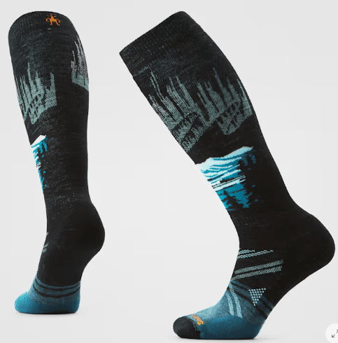 Smartwool Women's Ski Alpine Auroras Over the Calf Socks