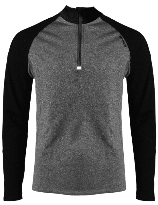 Hot Chillys Men's Micro-Elite Chamois Zone Zip-T