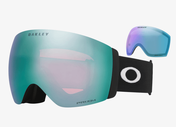 Oakley Flight Deck Pro L - Matte Black with Prizm Snow Sapphire Iridium & Prizm Snow Iced Iridium Lenses