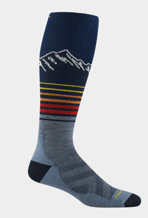 Darn Tough Men's Steep Lines Over The Calf Midweight with Cushion Socks