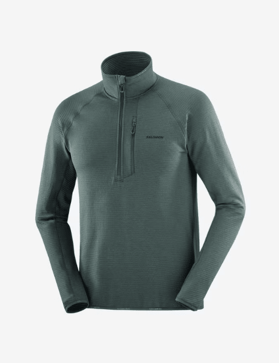 Salomon Men's Essential Lightwarm Half Zip Midlayer