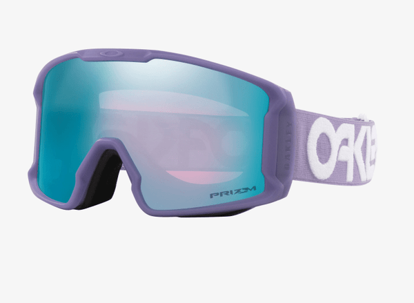 Oakley Line Miner M Goggles - Matte B1B Lilac with Prizm Snow Sapphire Iridium Lens