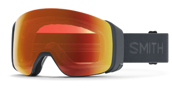 Smith 4D Mag Goggles - Slate with Choma Pop Everyday Red Mirror Lens