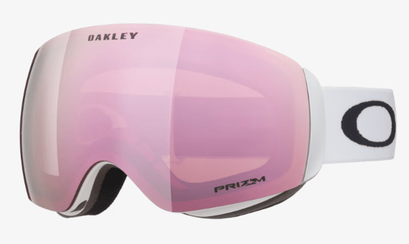 Oakley Flight Deck M Goggles - Matte White with Prizm Rose Gold Lens