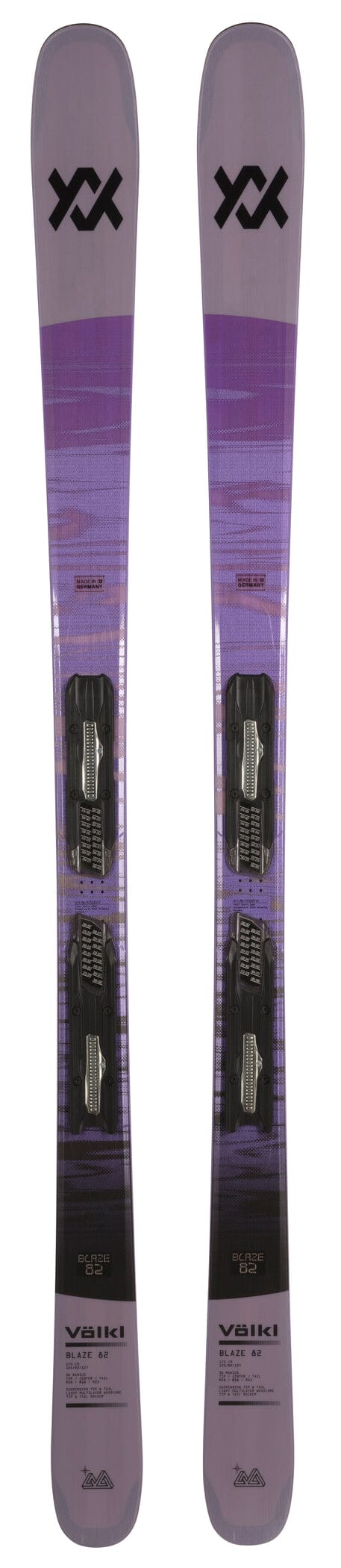 Volkl Women's Blaze 82 Skis with Purple V Motion 10 GW 90 Bindings 2026